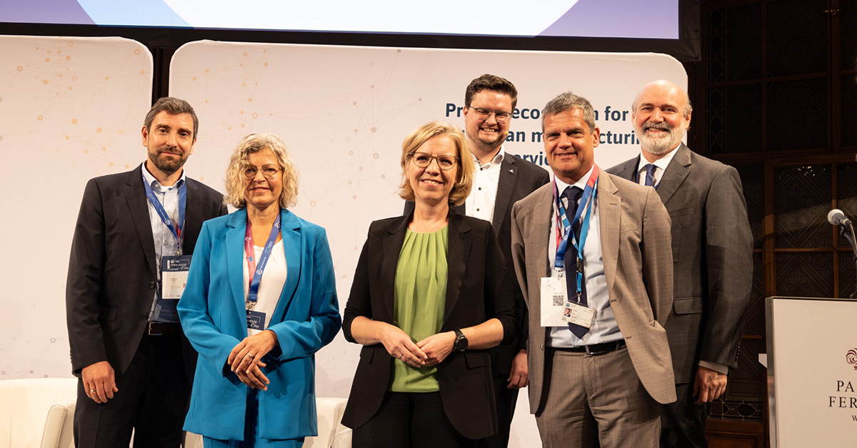 EuProGigant Open House Day 2024 mit Matthias Weigold, Claudia Schickling, Leonore Gewessler, Christian Bölling, Jens Schneider, Friedrich Bleicher - Photo Credit: (c) Simona Todorova